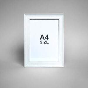 A4 White Premium Photo Frame