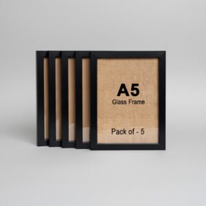A5 Black Color Photo Frame - Pack of 5