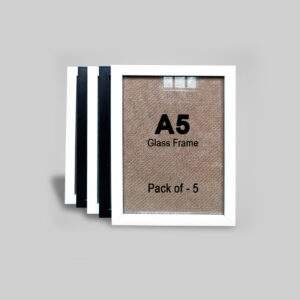 a5 White and black Color Photo Frame