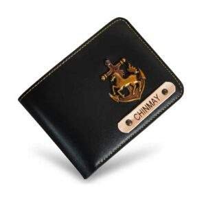Customized Black Wallet