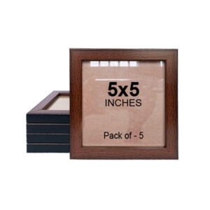 5x5 Dark brown photo frame