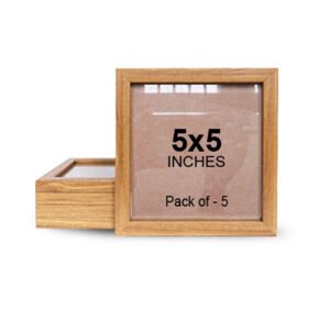 5x5 wood photo frame