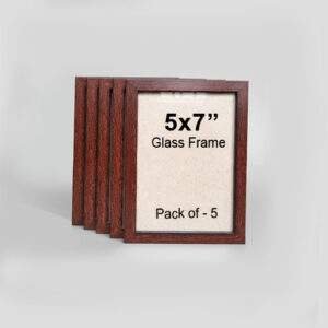 5x7" Brown Color Photo Frame - Pack of 5