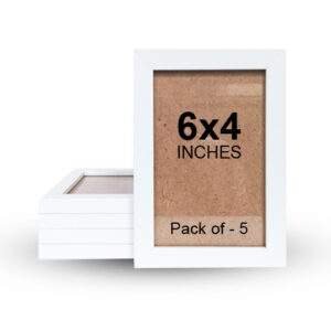 A6 White Color Photo Frame