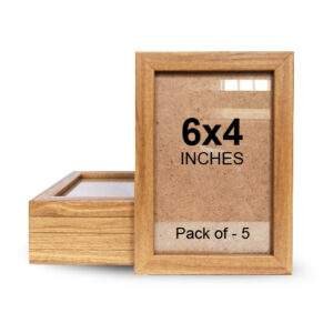 a6 wood color photo frame