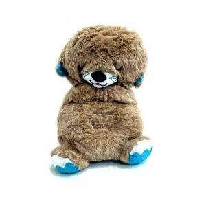 Soft Breathing Teddy Bear Realistic Motion Cute Stuffed Teddy (Brown)