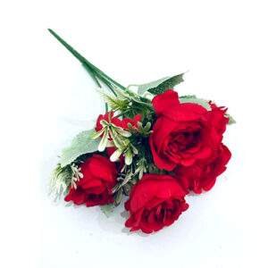 Artificial Red Rose Bunch