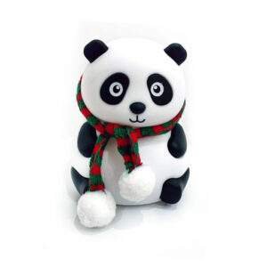 Cute Panda Night Light, Panda Nursery Soft Silicon Lights with Battery, 7 Color Table Lamp