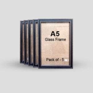 A5 Brown & Black Color Photo Frame – Pack of 5