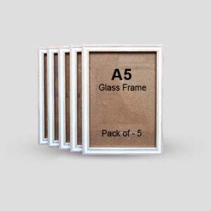 A5 Ivory & White Color Photo Frame - Pack of 5