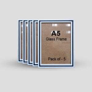 A5 White & Black Color Photo Frame - Pack of 5
