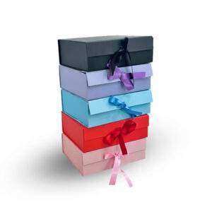 Foldable Gift Packaging Ribbon Boxes