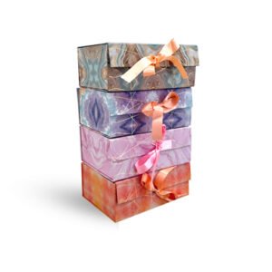 Foldable Gift Packaging Ribbon Boxes