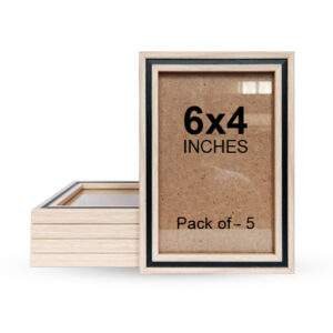 a6 Ivory&Black Photo Frame