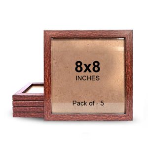 8x8 brown photo frame