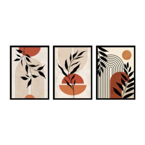 Minimalist Boho Botanical Leaf Frames