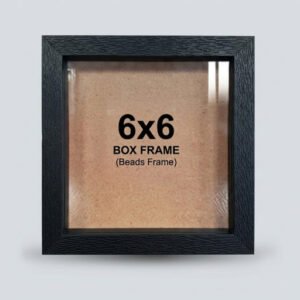 6x6 black Box Frame