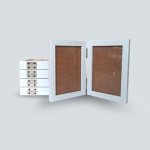 6x4 Foldable White Frame