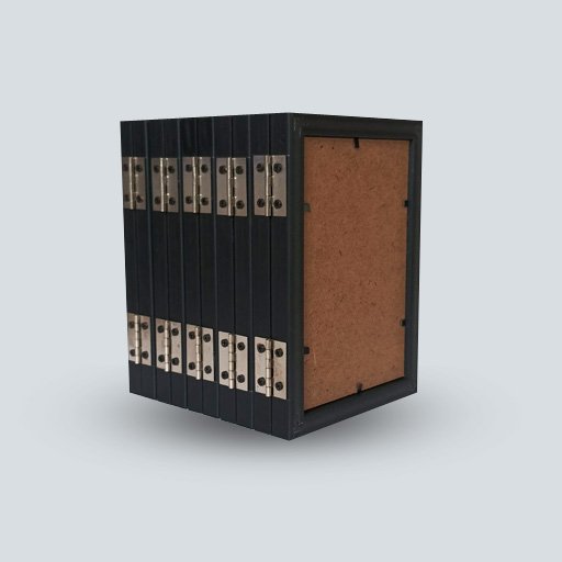 6x4 Black Foldable Photo Frame- Pack of 5 - Image 2