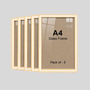 A4 Dual Color Photo Frame Ivory White