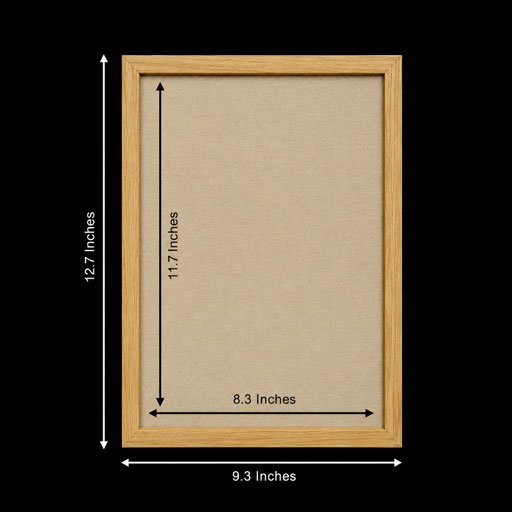 A4 Wood Color Photo Frame - Pack of 5 - Image 2