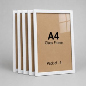 A4 White Photo Frame Pack of 5