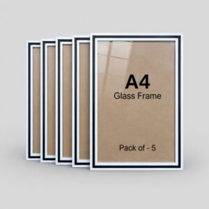 A4 Dual Color Photo Frame White Black