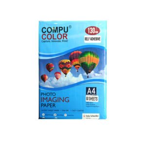 Compucolor A4 Glossy Photo Sticker Paper - 130 GSM (50 Sheets)